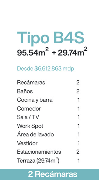 2 Recámaras B4S