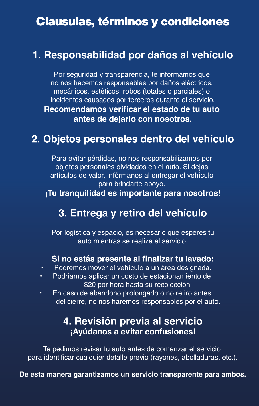 Términos y Condiciones